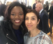 Foto Assita Kanko en Nadia Murad in het Vlaams Parlement